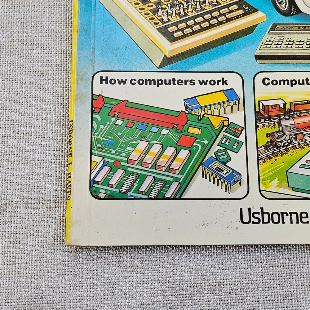 Usborne Guide To Computers Book 1983 Simple Introduction For Beginners Paperback - Picture 11 of 16